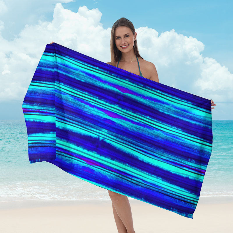 Strandhåndkle med iøynefallende surf-design Skanto
