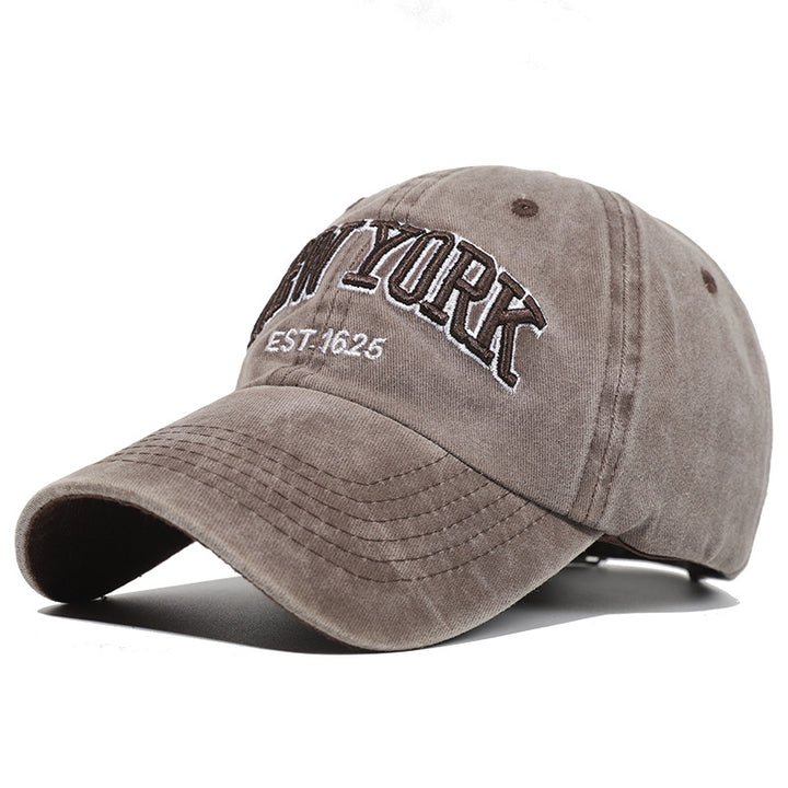 Men's Distressed Embroidered Dad Hat Skanto