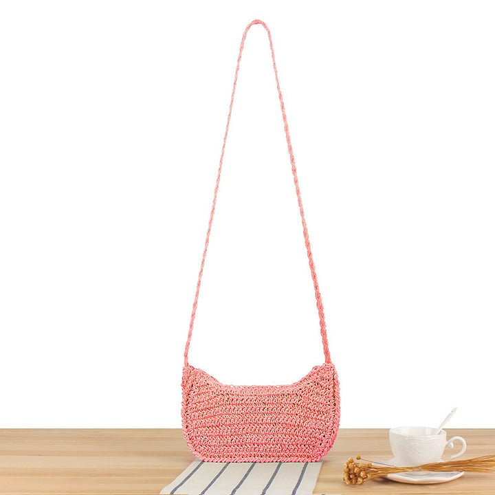 Elegant skulderveske i minimalistisk hekle-design Skanto