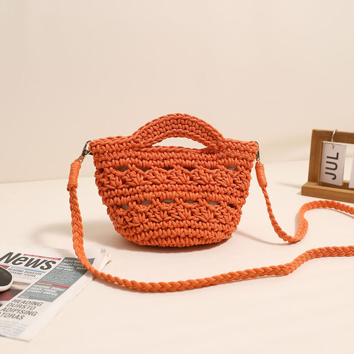 Handmade macrame shoulder bag with unique design Skanto