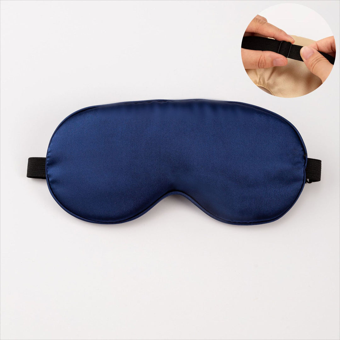 Unisex nano ergonomisk sovemaske med justerbart elastisk bånd og myk satinoverflate Skanto