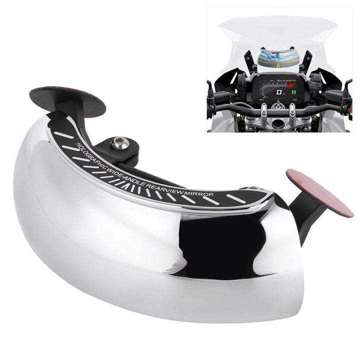 Holographic Wide-Angle Motorcycle Mirror Skanto