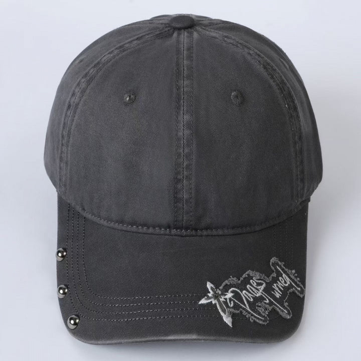 Kvinners broderte justerbare baseballcaps Skanto