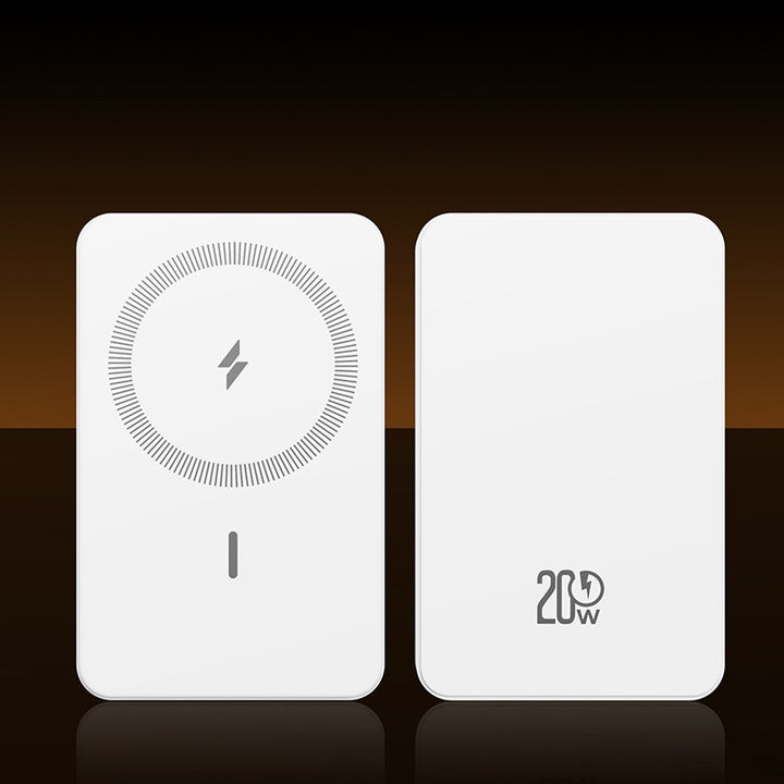 Trådløs hurtigladende powerbank med digital effektvisning Skanto