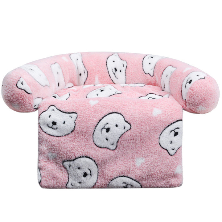 Plush Star Mønstrede Lounge Stol Hundeseng