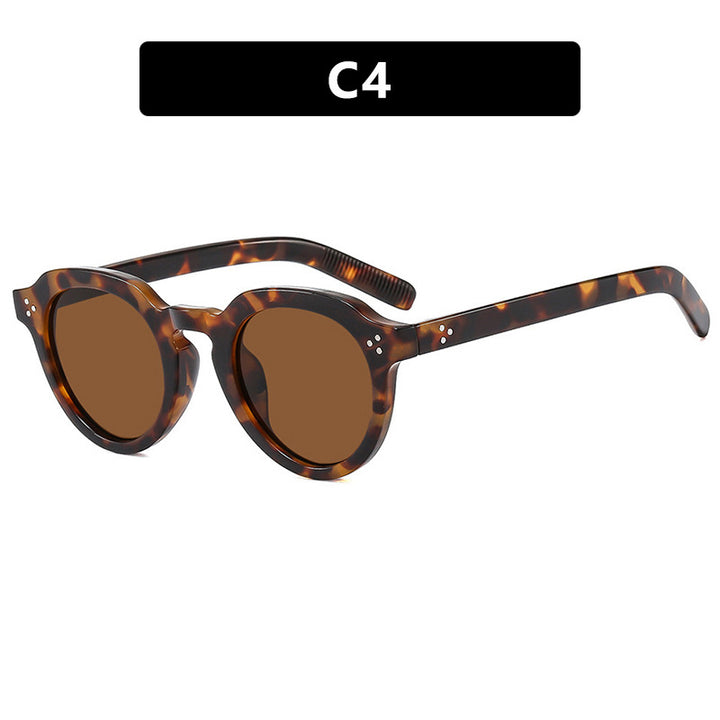 Women's stylish round glasses Skanto