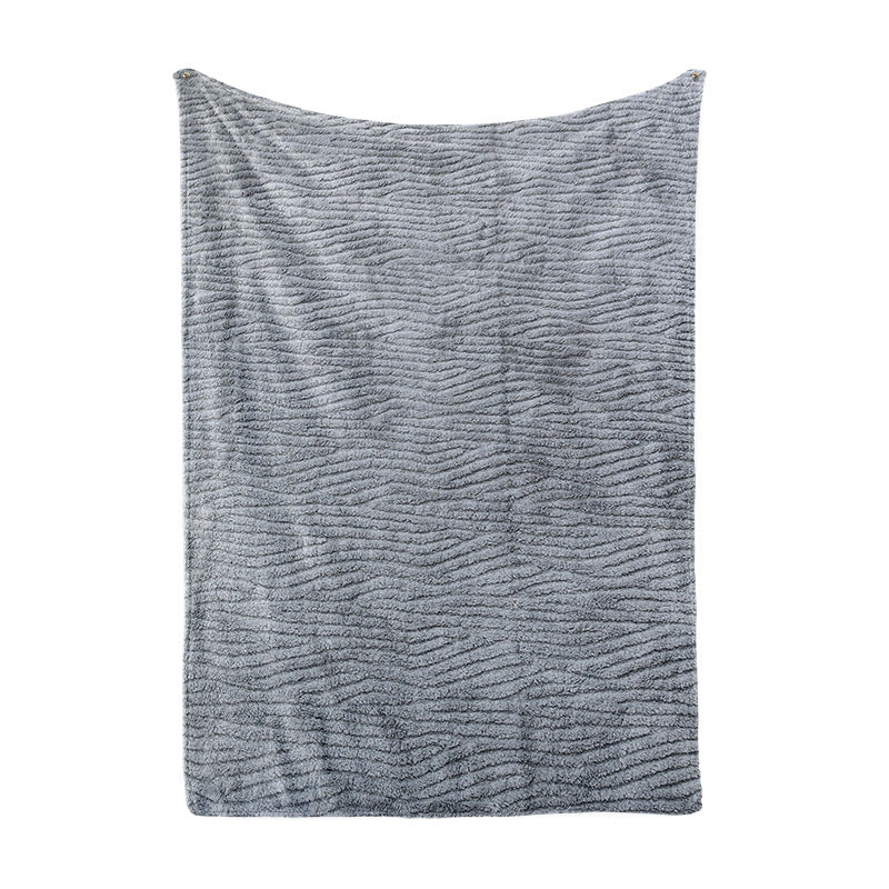 Damer Koselig Mikrofiber Hurtigskiftepledd i moderne rutemønster Skanto