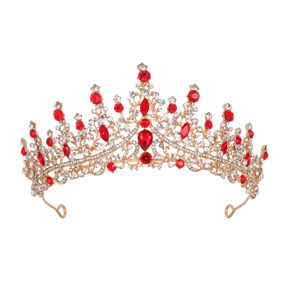 Dame Strass Tiara med glitrende edelstener Skanto