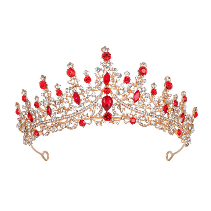Dame Strass Tiara med glitrende edelstener Skanto