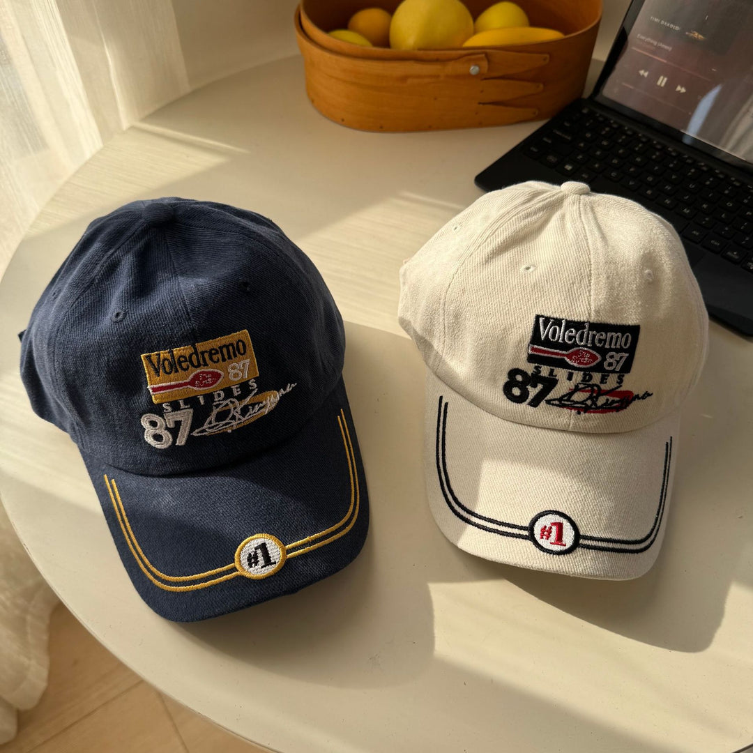 Herre Vintage-inspirert brodert baseball cap Skanto 1783922647