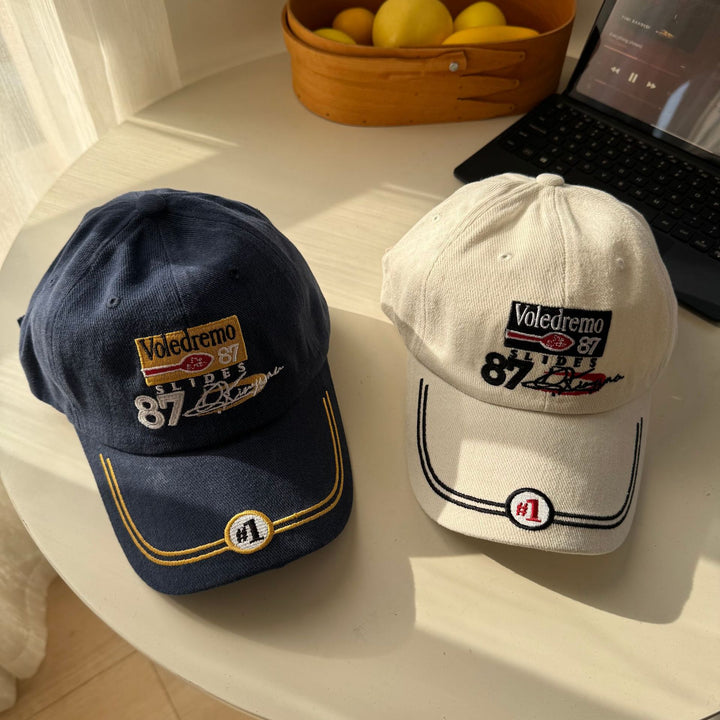 Herre Vintage-inspirert brodert baseball cap Skanto 1783922647