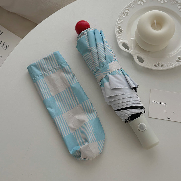 Dame sammenleggbart paraply med spesiell design Skanto
