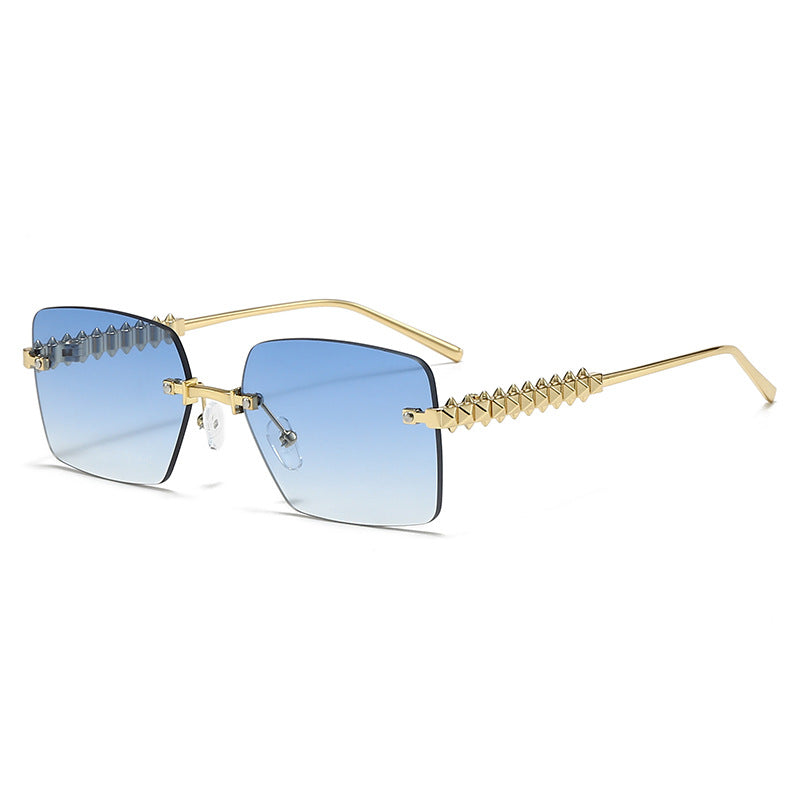 Dame ekstravagant firkantet brille Skanto