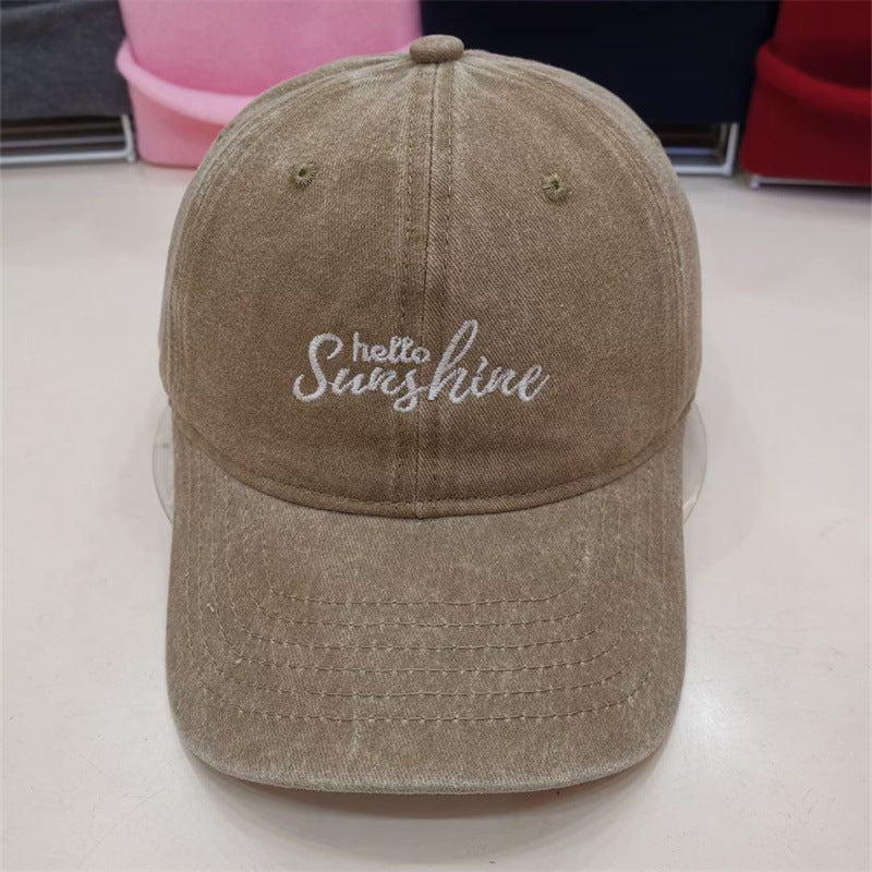 Kvinne brodert bomull baseball cap Skanto