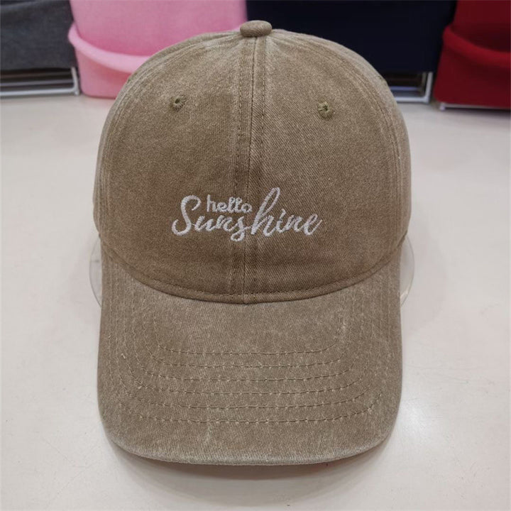 Kvinne brodert bomull baseball cap Skanto