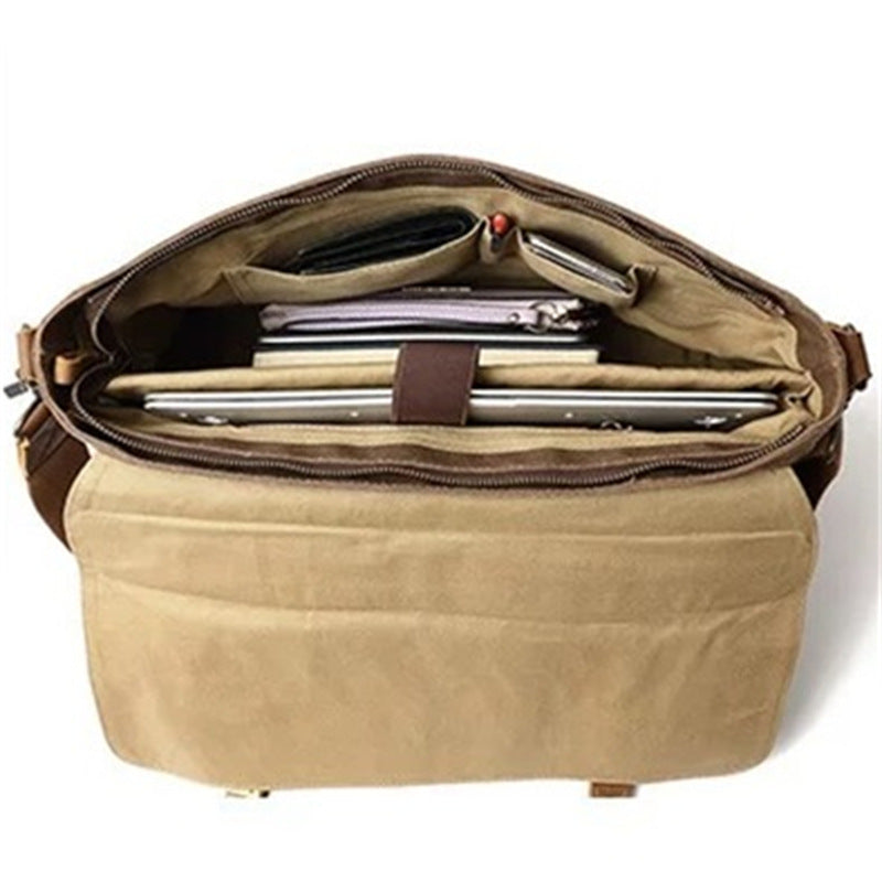 Robust Aktveske med vintage-design Skanto
