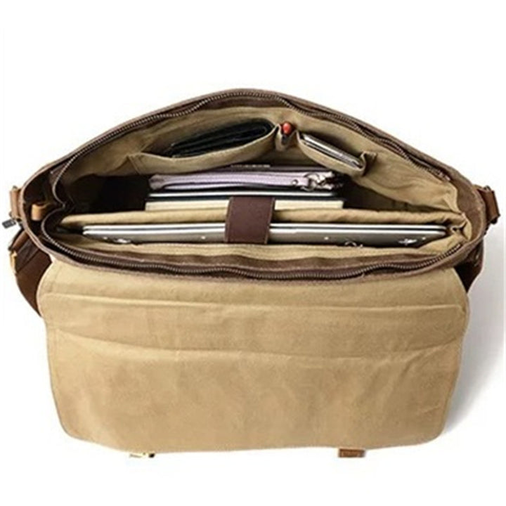 Robust Aktveske med vintage-design Skanto