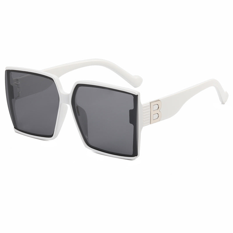 Dame Overdimensjonert Solbrille med luksuriøs Detalj Skanto
