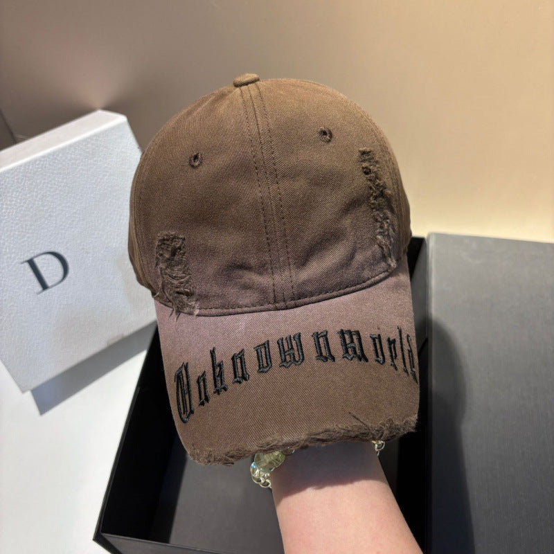Men's Distressed Graphic Baseball Cap Skanto