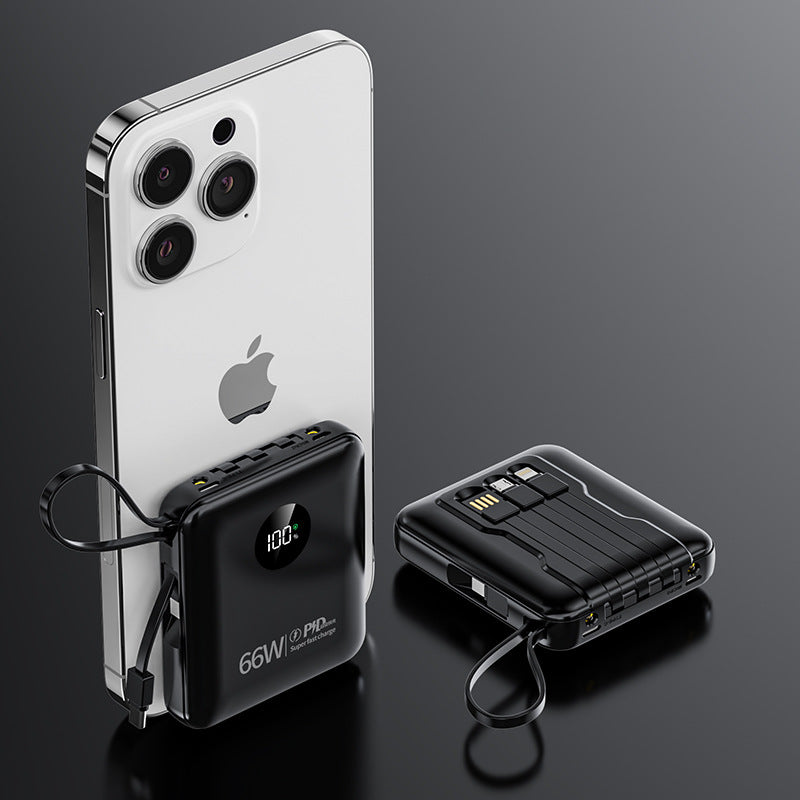 Bærbar 66W Powerbank med hurtiglading Skanto
