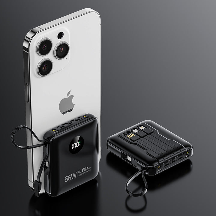 Bærbar 66W Powerbank med hurtiglading Skanto
