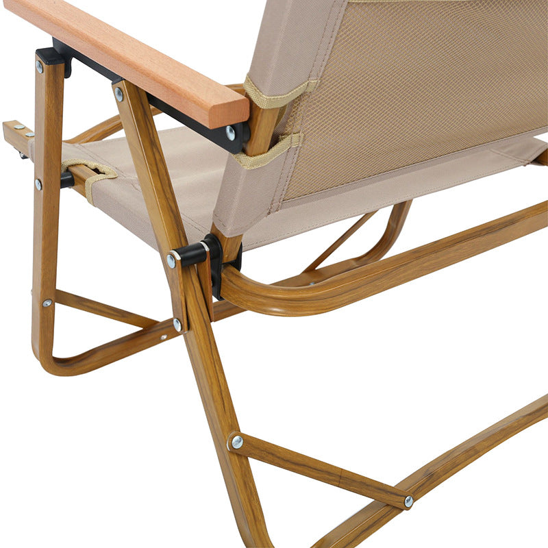 Folding chair with ergonomic backrest and stable frame Skanto