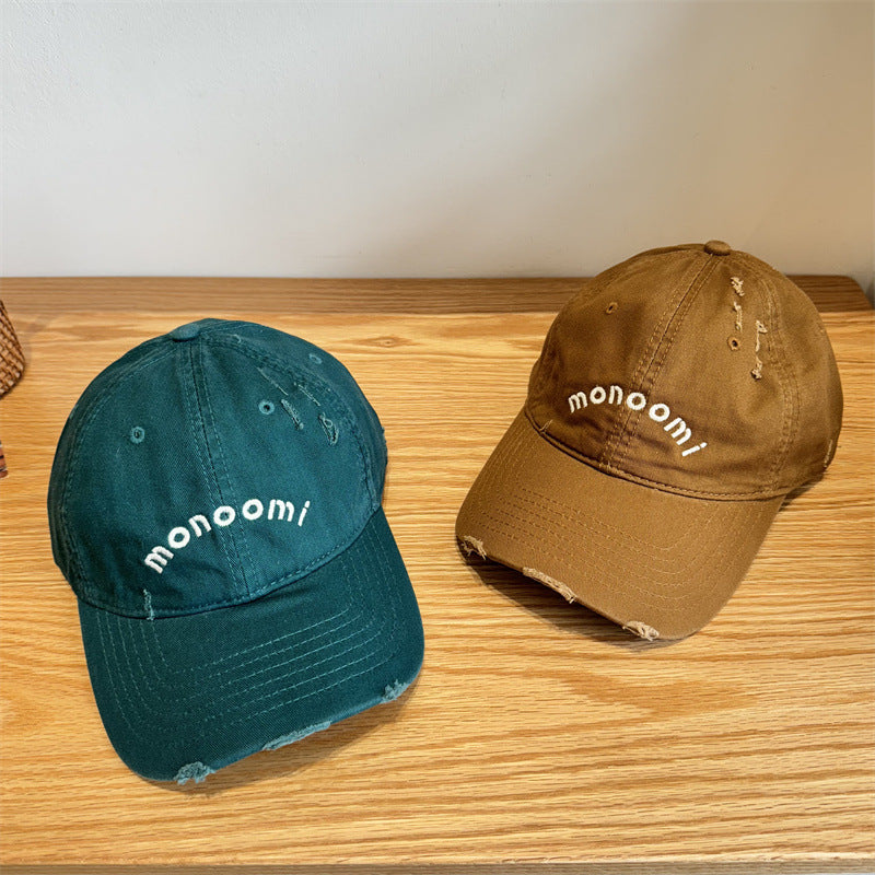 Kvinne Slitt Bomull Baseball Caps Skanto