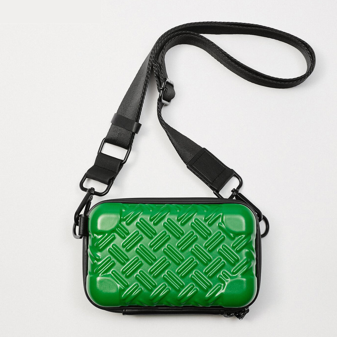 Unisex Teksturert Hard Shell Crossbody Bag Skanto