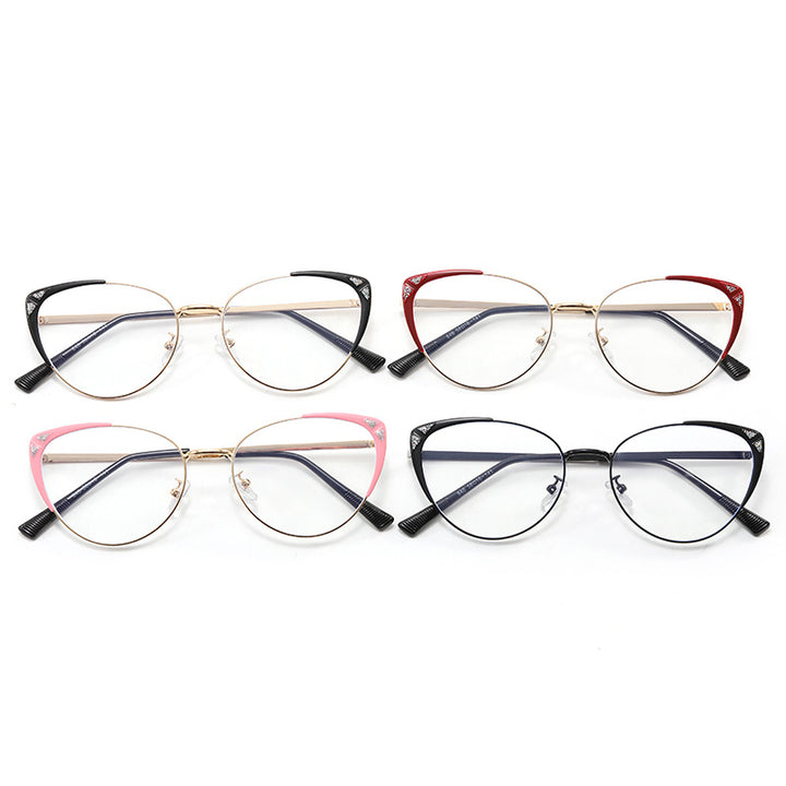Damer Modische Cat-Eye Briller med unikt design Skanto