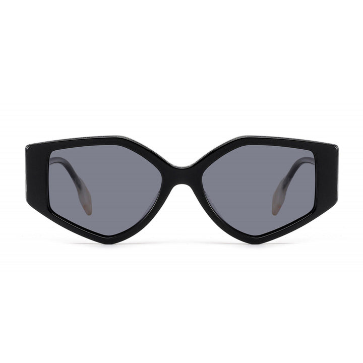 Dame modisk solbrille med unikt skåret design og UV-beskyttelse Skanto