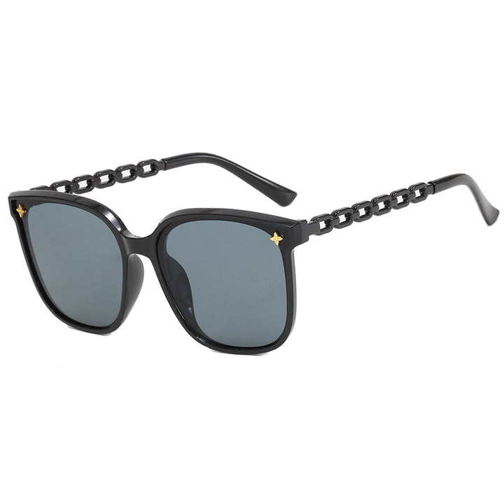Women's fashionable sunglasses with trendy chain frame Skanto