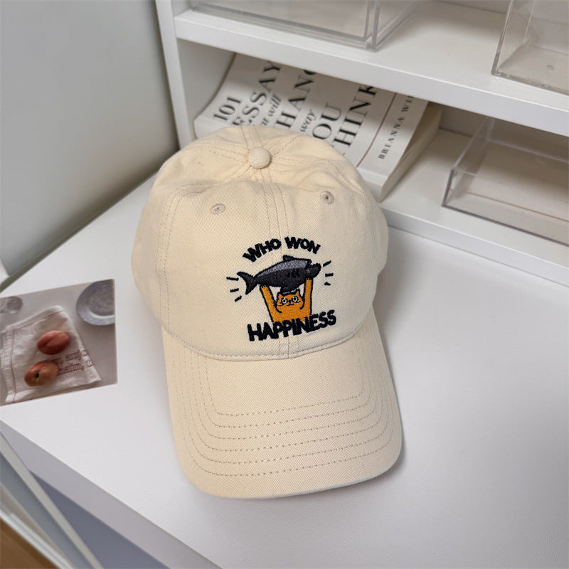 Kvinnenes Lekne Broderte Justerbare Baseballcap Skanto