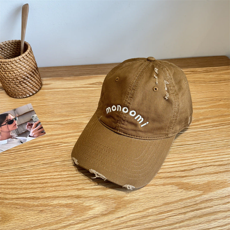Kvinne Slitt Bomull Baseball Caps Skanto