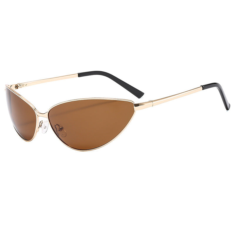 Women's Cat-Eye Sunglasses with Modern Metal Frame Skanto