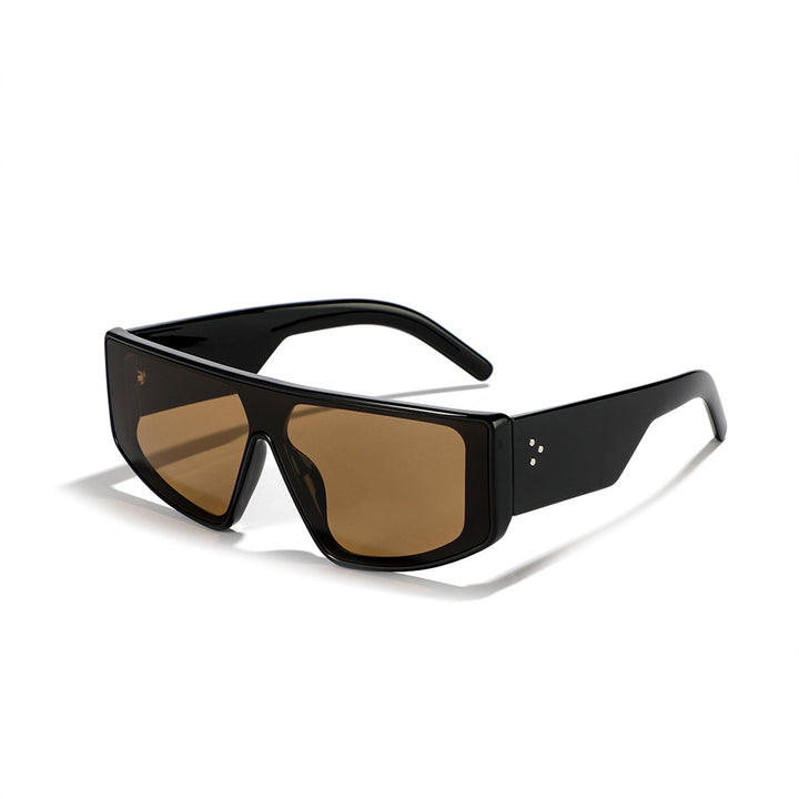 Dame futuristisk oversized solbrille Skanto