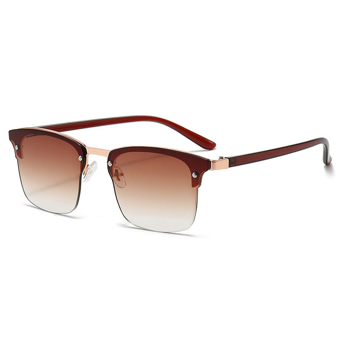 Dame moteriktig kvadratisk solbrille med robust ramme Skanto