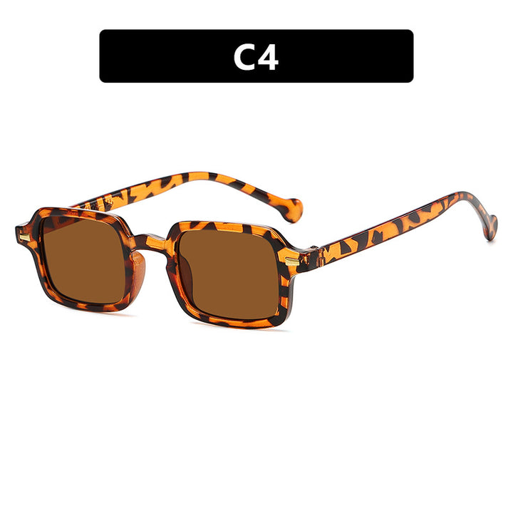 Women's exclusive square sunglasses with elegant metal frame and UV protection Skanto