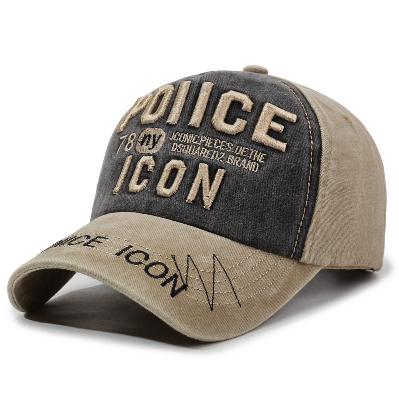 Herre Vintage-inspirert Brodert Baseball Caps Skanto