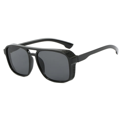 Dame moteriktig solbrille i trendy skilpaddemønster Skanto