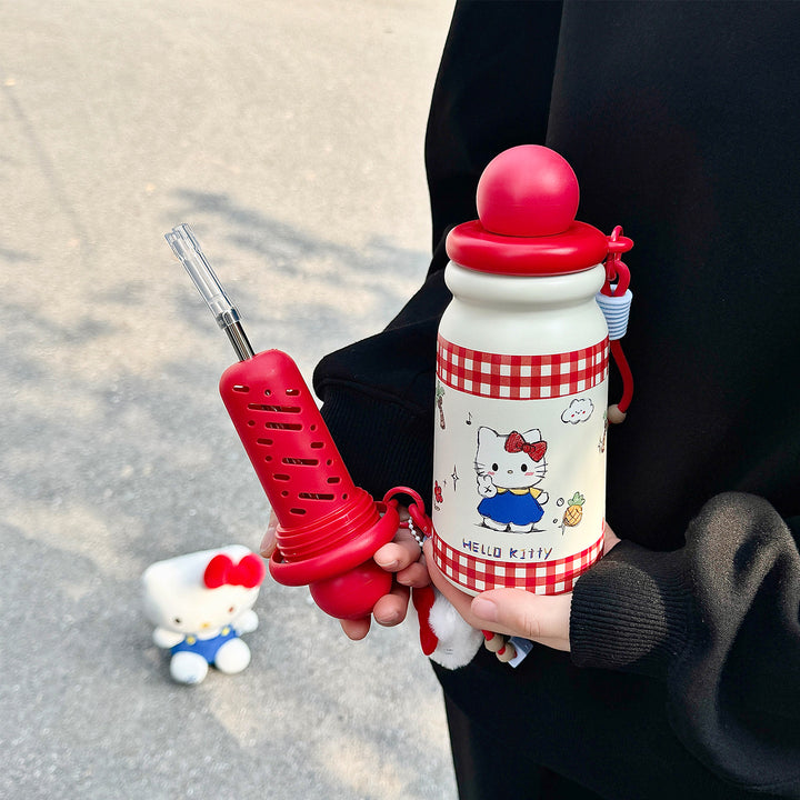 Dame Kreativ Drikkeflaske med søt Anhenger Skanto