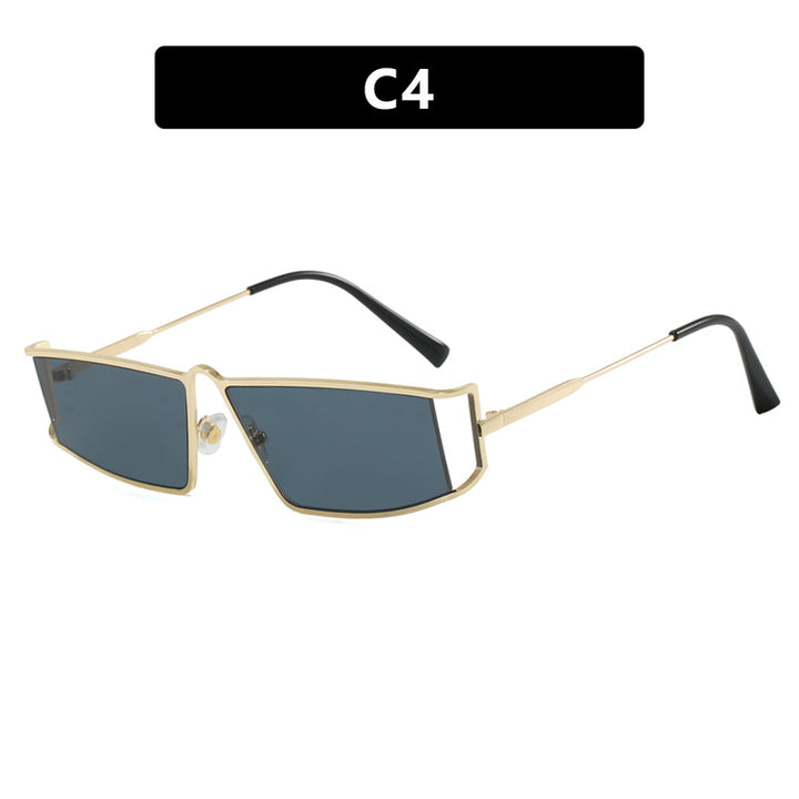 Women's trendy sunglasses in futuristic design with square lenses Skanto