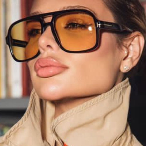 Women's sunglasses in a striking, angular design with UV protection Skanto