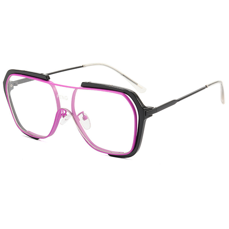 Dame moteriktige oversized solbriller Skanto