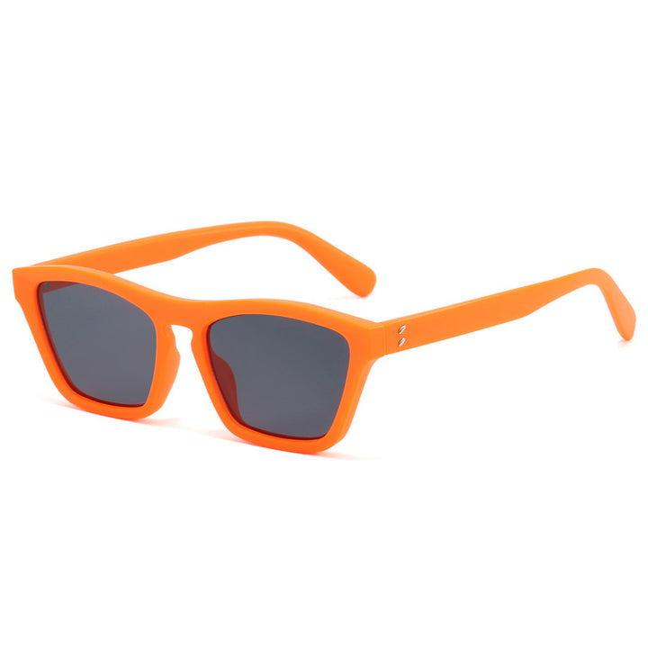Dame chic solbriller i trendy geometrisk design Skanto