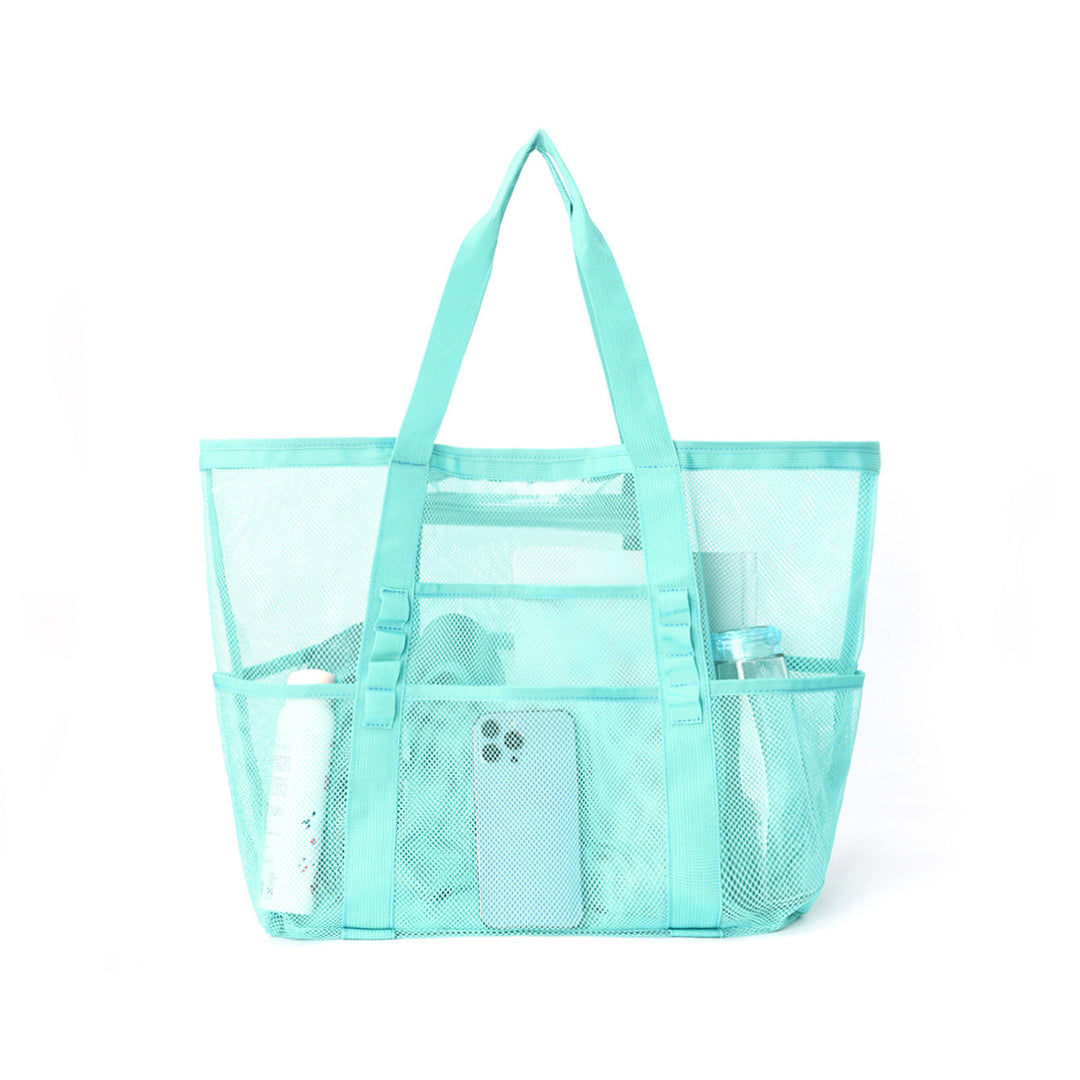 Stor strandbag av pustende mesh-materiale Skanto