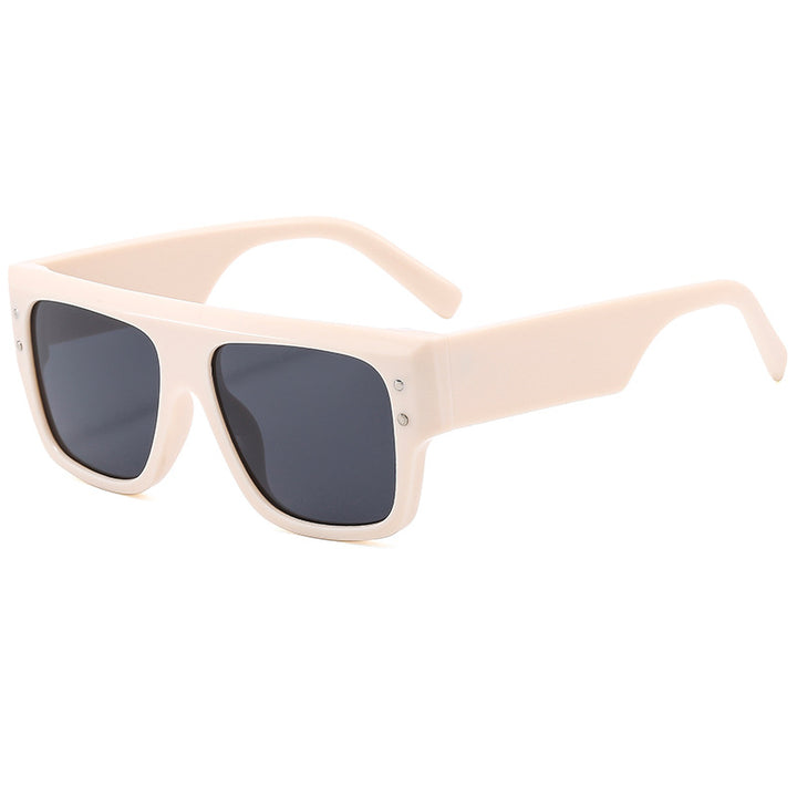 Dame Oversized Solbriller i stilfullt skilpaddeskall-design Skanto