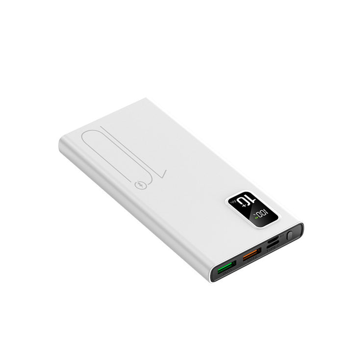 Høyytelses powerbank med integrert hurtigladingsfunksjon og LCD-skjerm Skanto