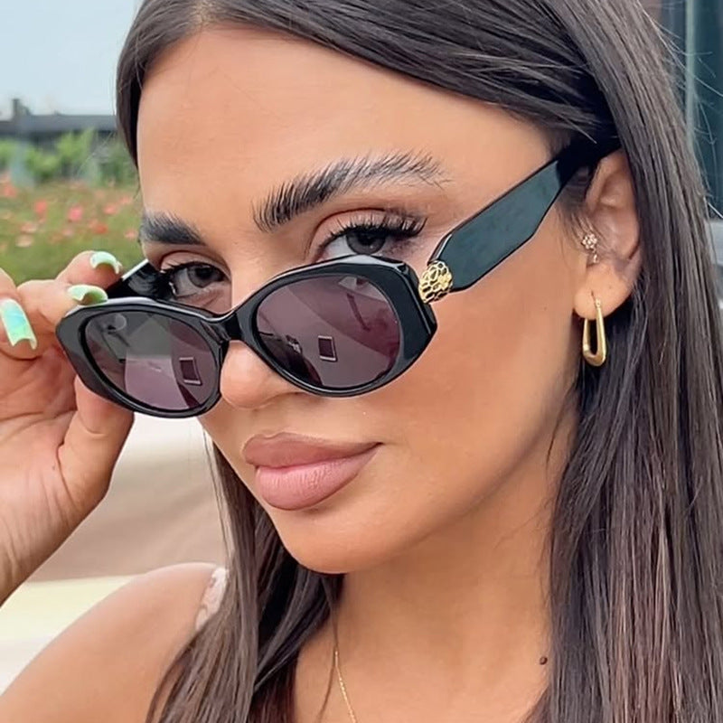 Women's extravagant sunglasses in unique tortoise pattern Skanto