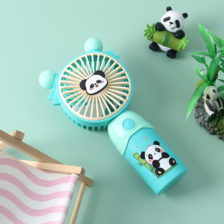 Dame bærbar Mini-vifte med søtt panda-design Skanto