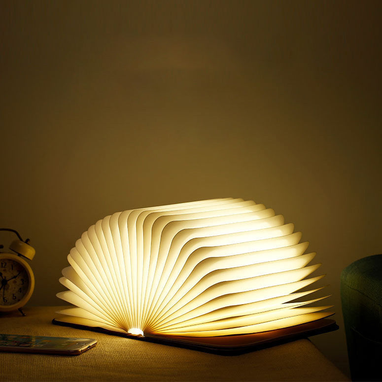 Skanto | 📖 Tre Boklampe - For Skrivebord Studie Gave Dekorasjon Lys